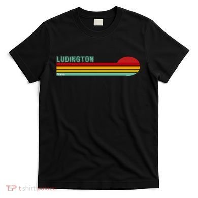 Ludington Michigan Retro T-Shirt
