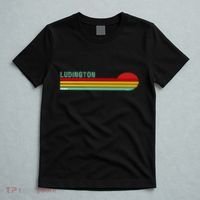 Ludington Michigan Retro T-Shirt thumb 5