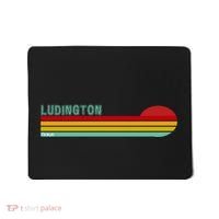 Ludington Michigan Retro Mousepad thumb 0