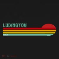 Ludington Michigan Retro Kids Hoodie thumb 5