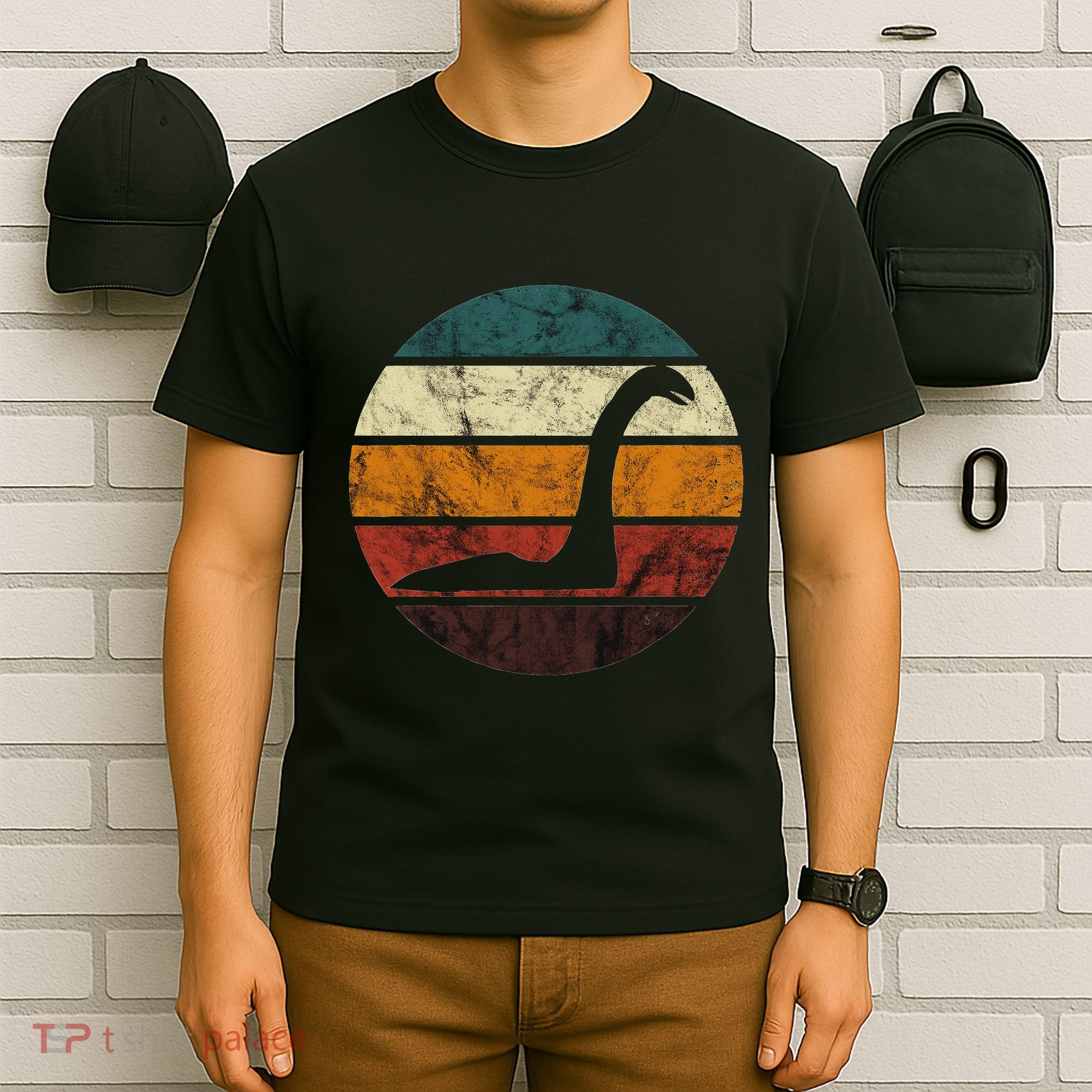Lochness Monster Retro Loch Ness Sea Monster Nessie T-Shirt