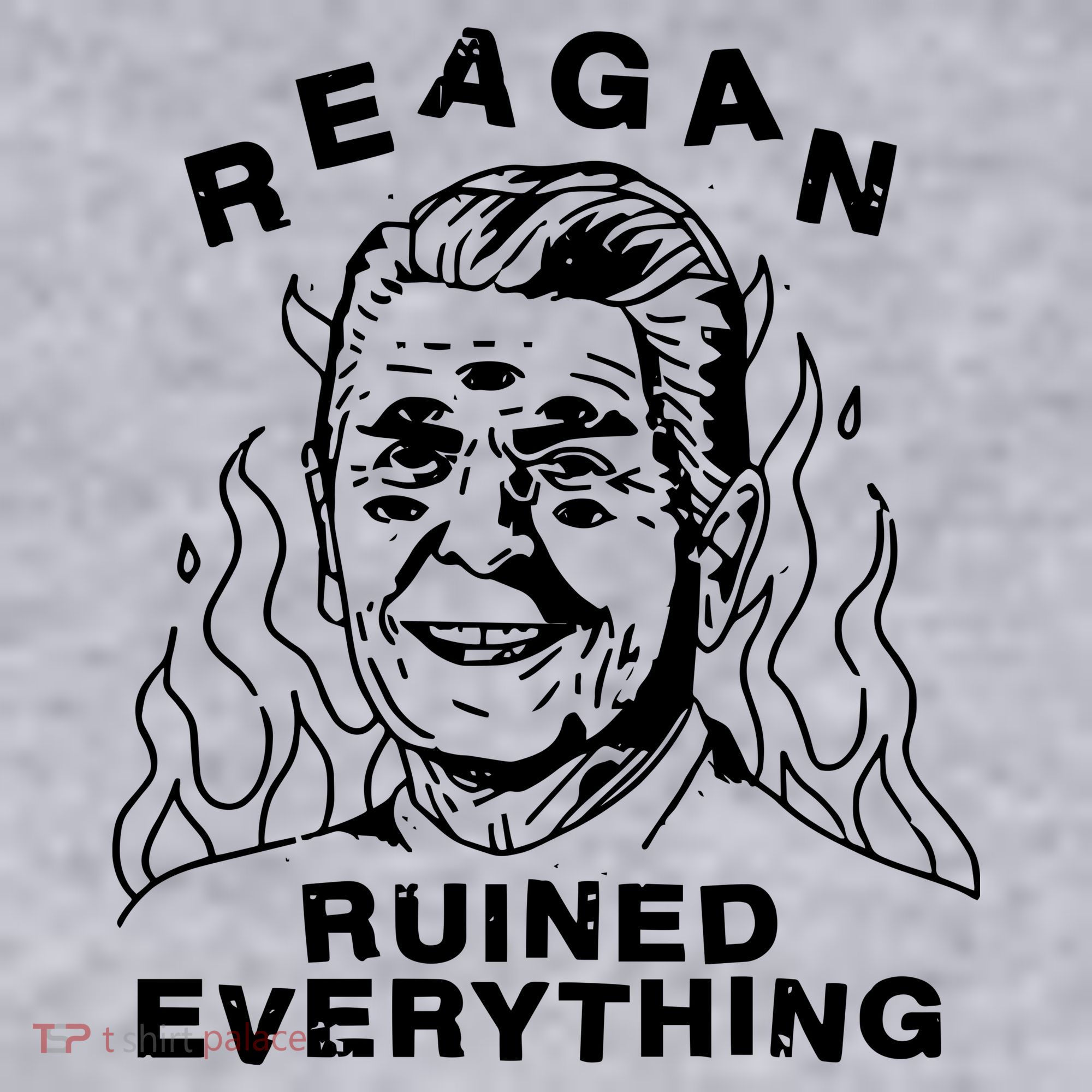 Leeja Miller Reagan Ruined Everything Ladies Heavyweight Boxy Pullover Hoodie
