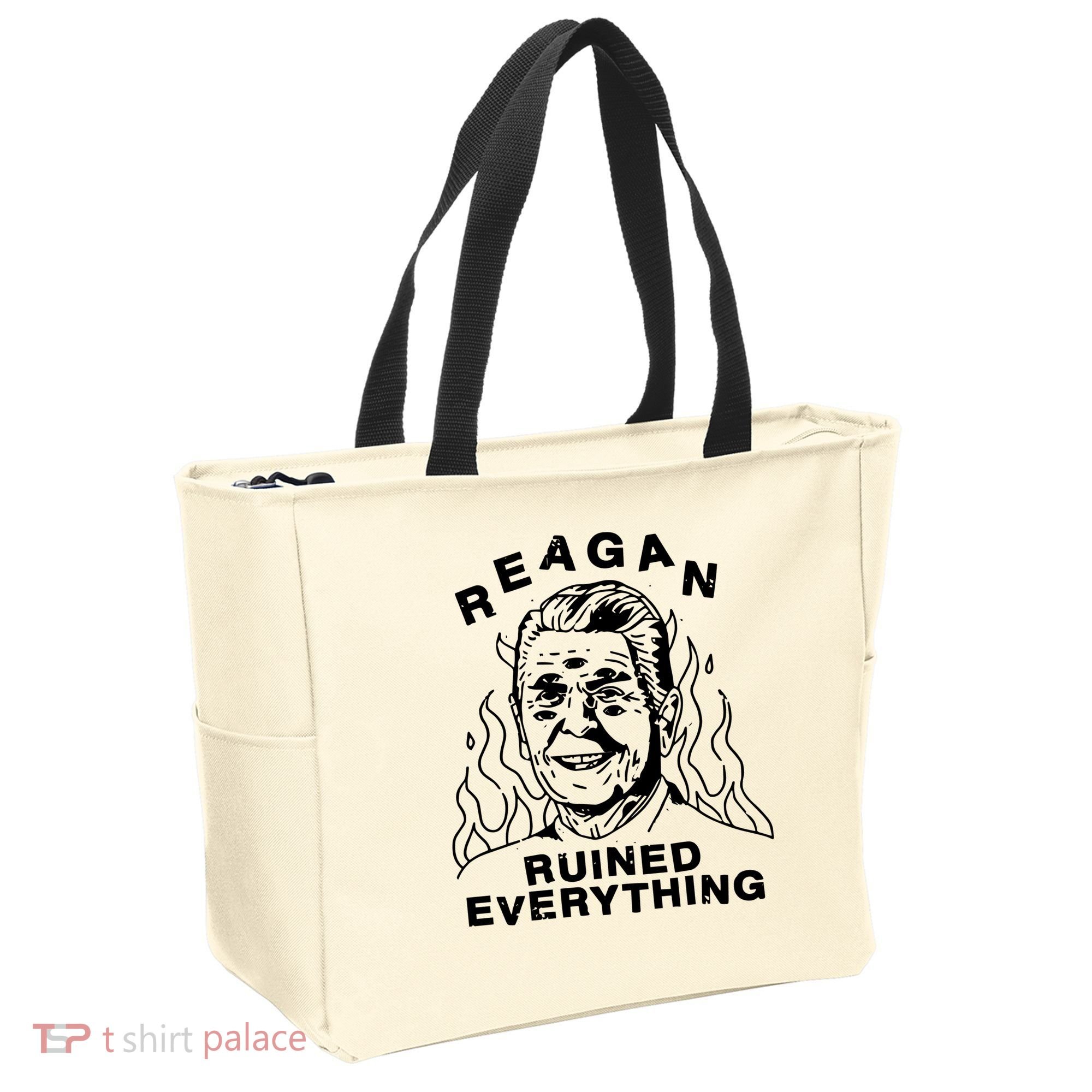 Leeja Miller Reagan Ruined Everything Tote Bag