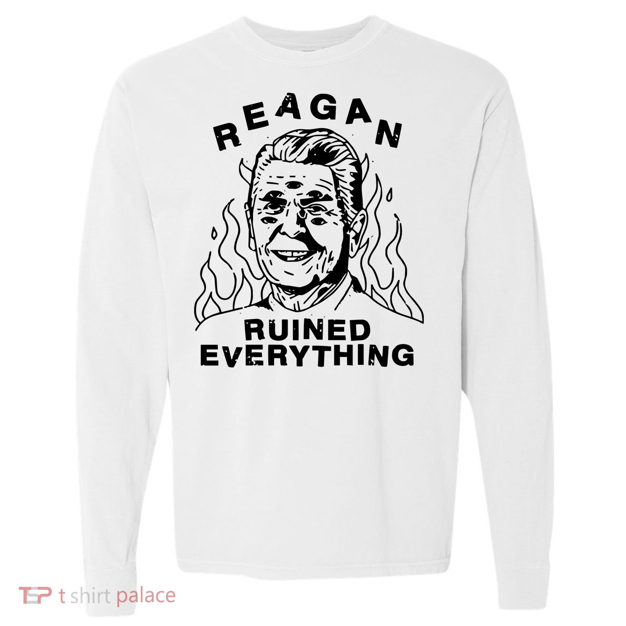 Leeja Miller Reagan Ruined Everything Comfort Colors Heavyweight Long Sleeve T-Shirt