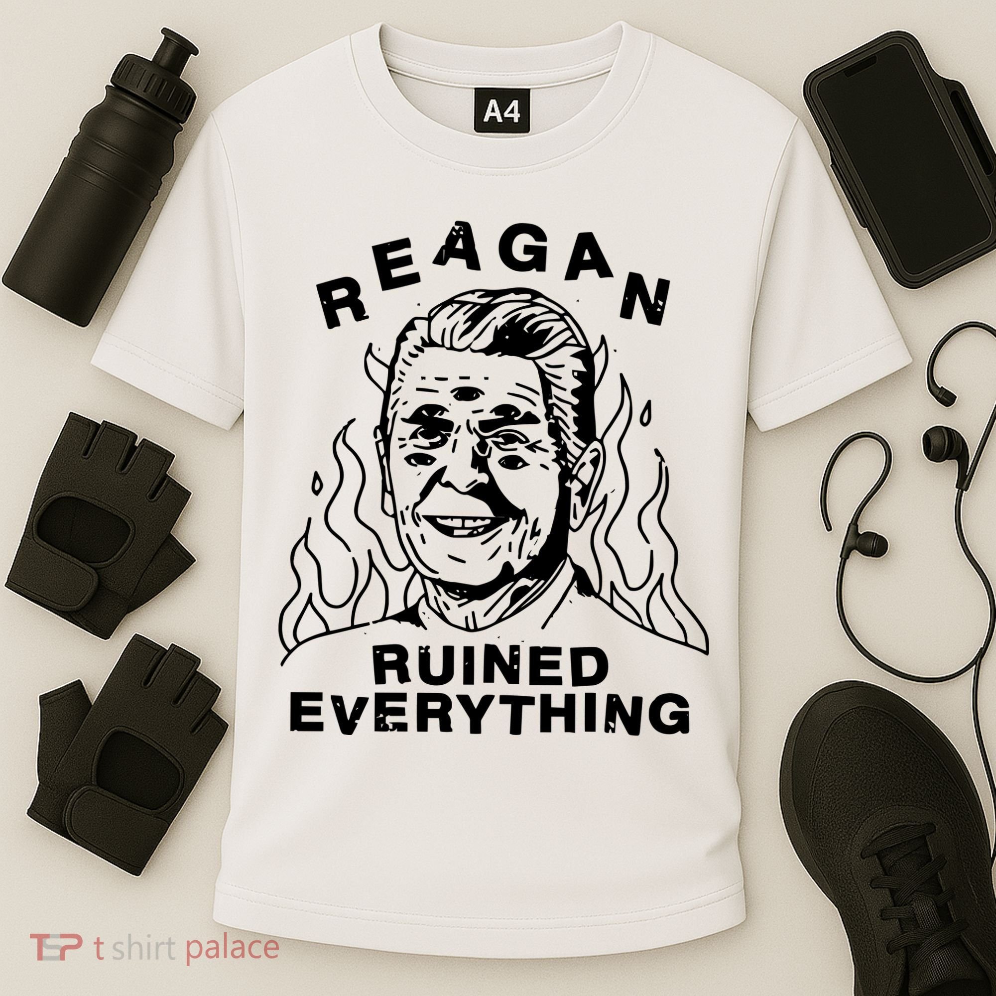 Leeja Miller Reagan Ruined Everything Cooling Performance Crew T-Shirt