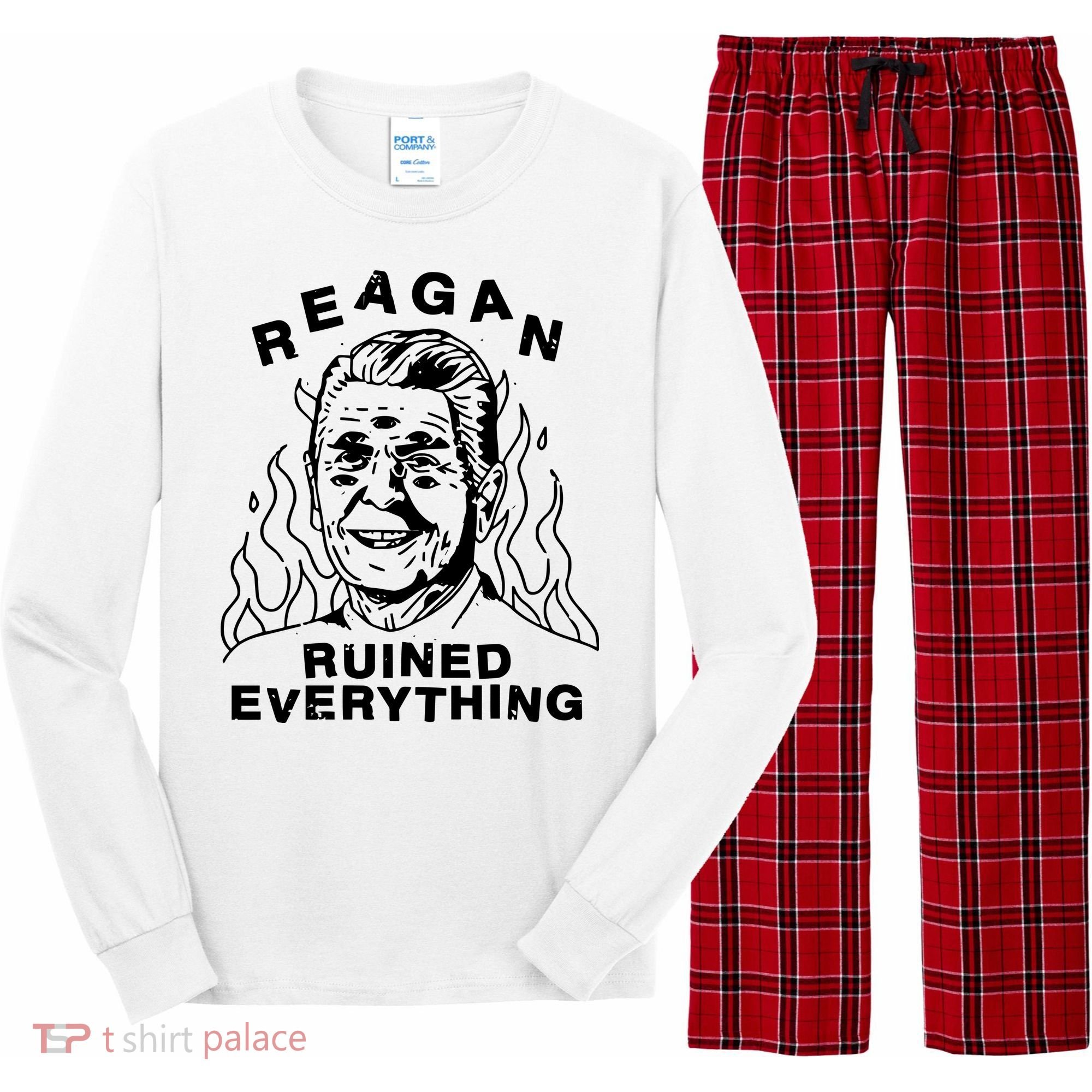 Leeja Miller Reagan Ruined Everything Long Sleeve Pajama Set