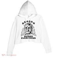 Leeja Miller Reagan Ruined Everything Crop Fleece Hoodie thumb 0