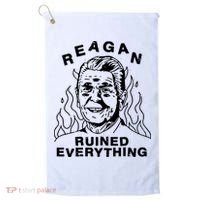 Leeja Miller Reagan Ruined Everything Golf Towel thumb 0