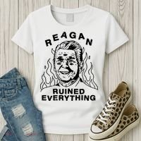 Leeja Miller Reagan Ruined Everything Women's T-Shirt thumb 3