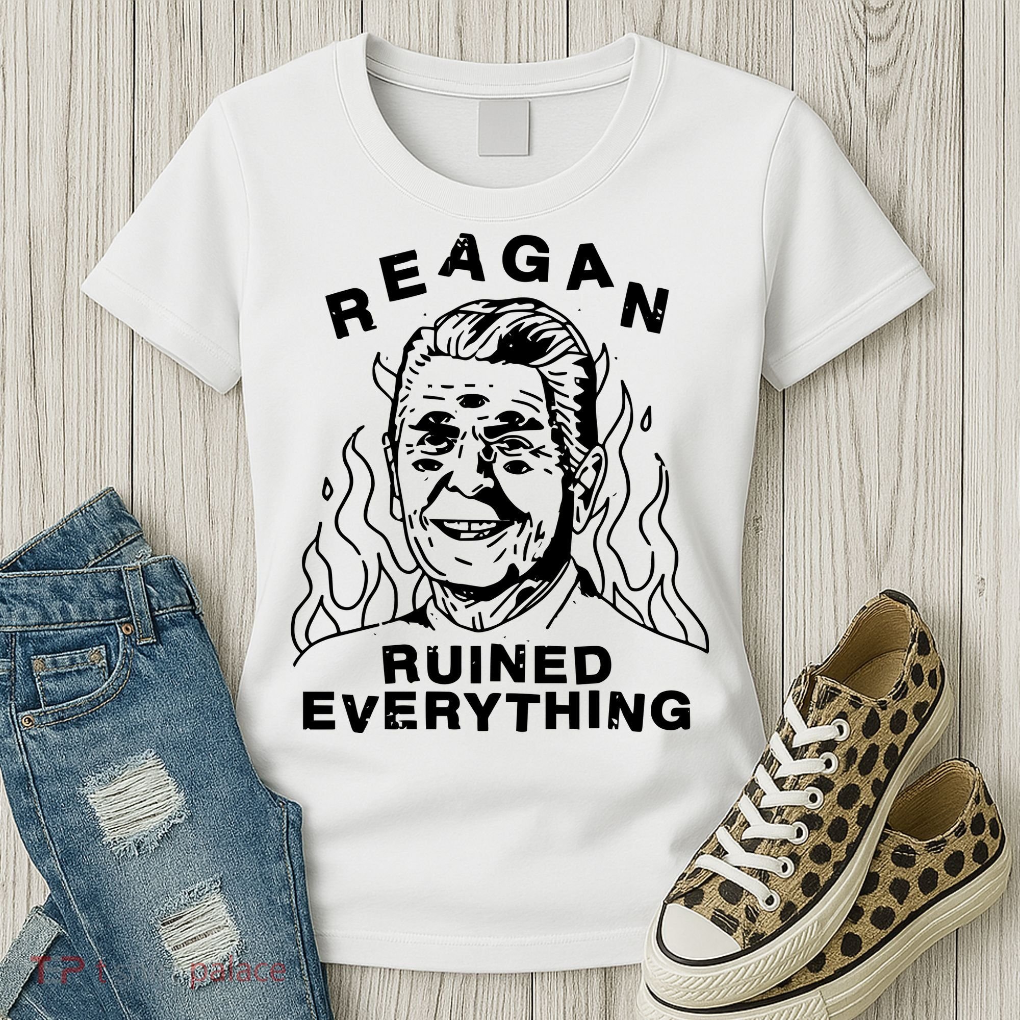 Leeja Miller Reagan Ruined Everything Women's T-Shirt
