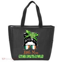 Little Miss Shenanigans Hair Bun St Patrick's Day Tote Bag thumb 0