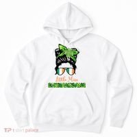 Little Miss Shenanigans Hair Bun St Patrick's Day Hoodie thumb 0