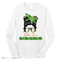 Little Miss Shenanigans Hair Bun St Patrick's Day Long Sleeve Shirt thumb 0