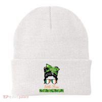 Little Miss Shenanigans Hair Bun St Patrick's Day Beanie thumb 0