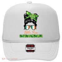 Little Miss Shenanigans Hair Bun St Patrick's Day Hat thumb 0