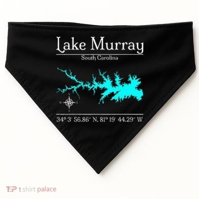 Lake Murray South Carolina USA-Made Doggie Bandana