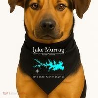 Lake Murray South Carolina USA-Made Doggie Bandana thumb 1