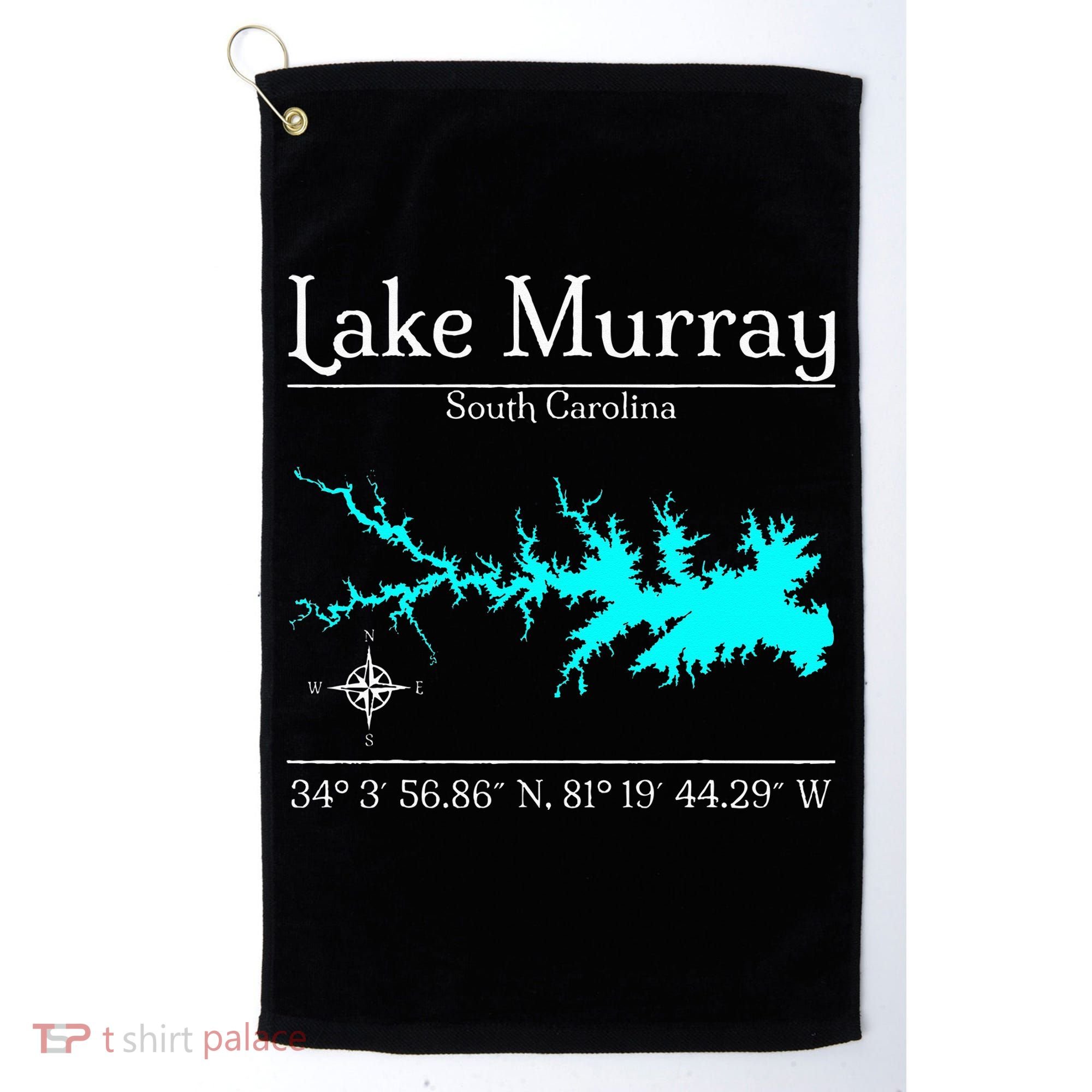 Lake Murray South Carolina Golf Towel