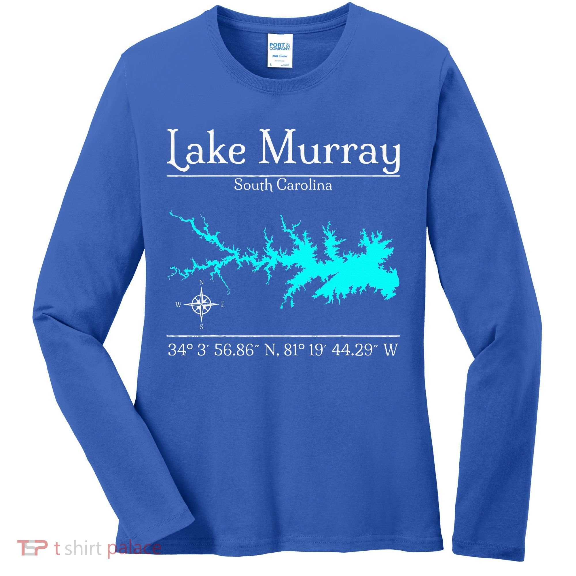 Lake Murray South Carolina Women's Long Sleeve Shirt