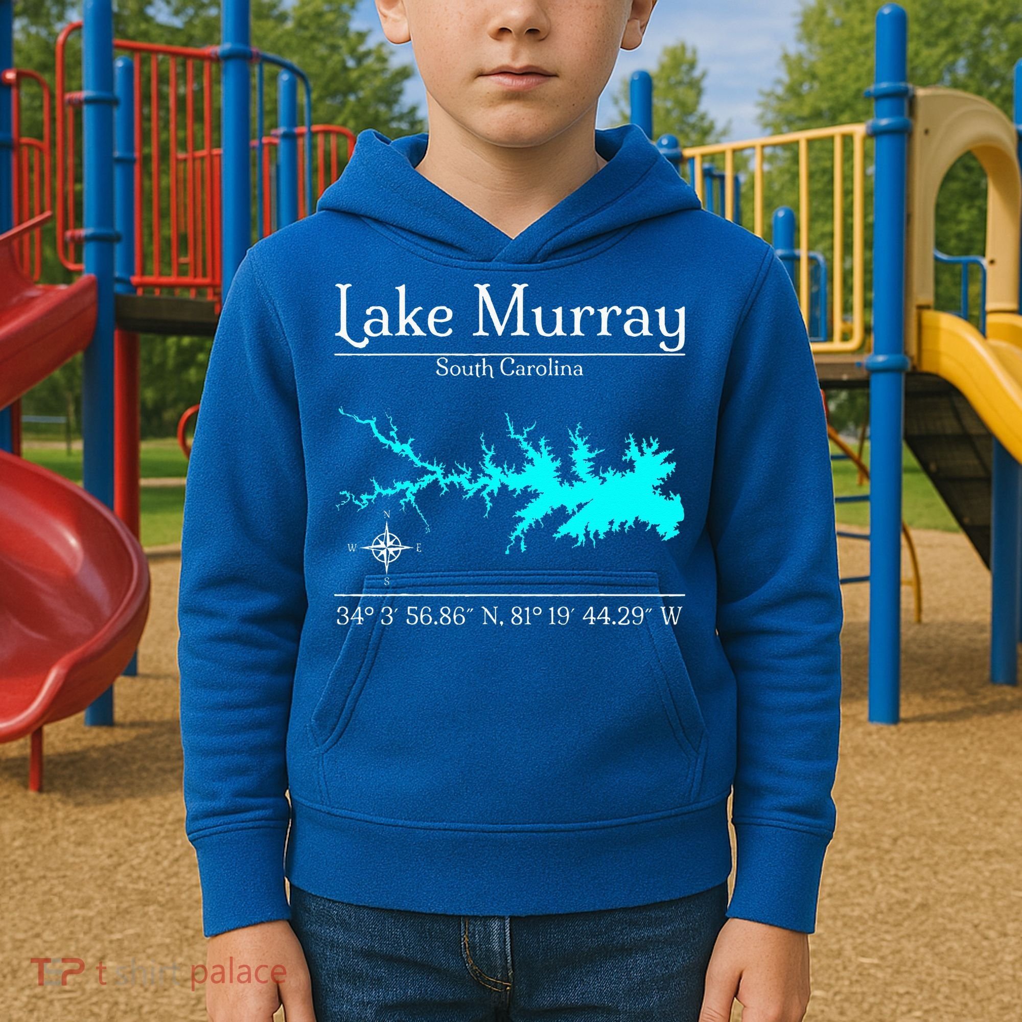 Lake Murray South Carolina Kids Hoodie