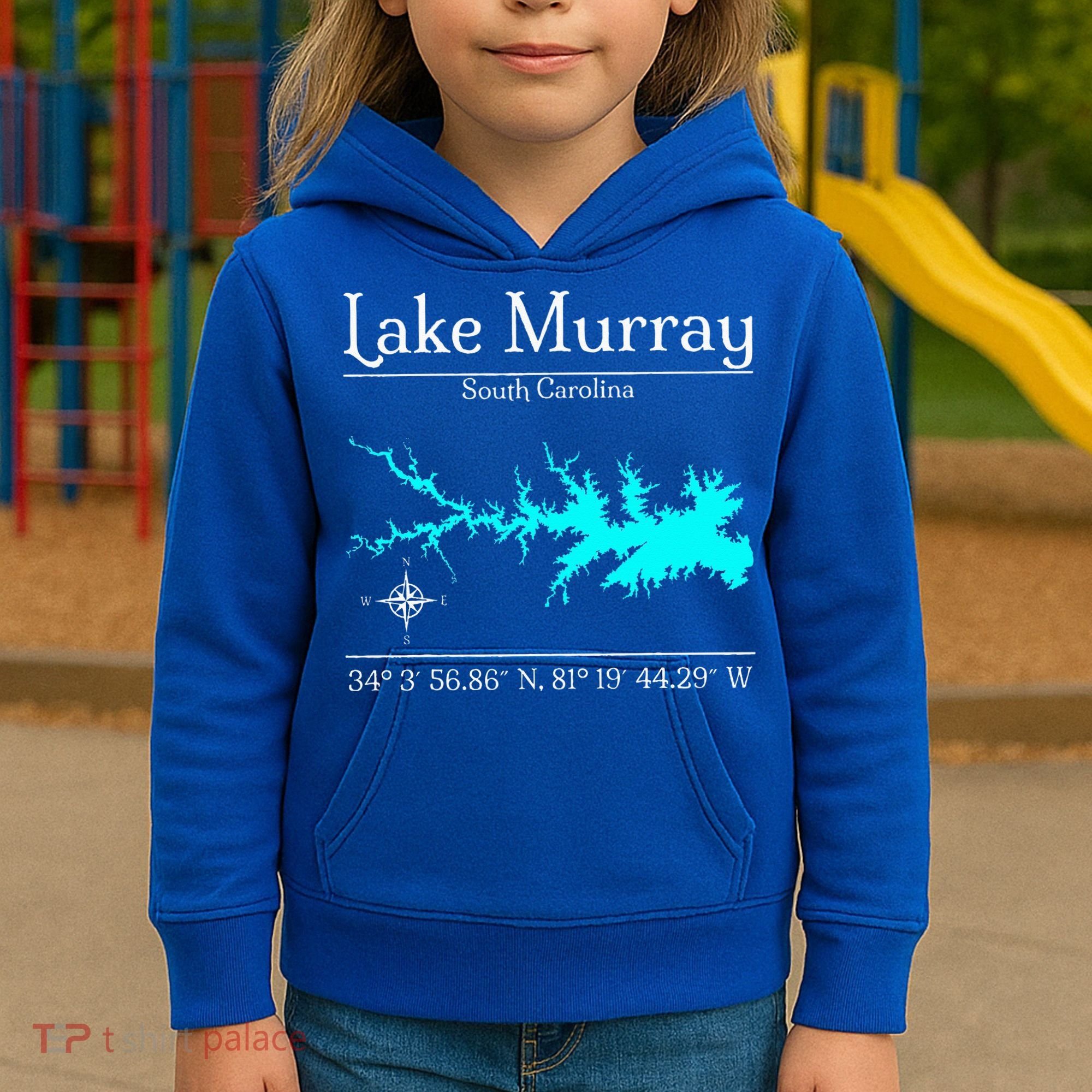 Lake Murray South Carolina Kids Hoodie