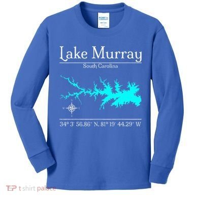 Lake Murray South Carolina Kids Long Sleeve Shirt