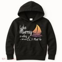 Lake Murray South Carolina Lake Is Calling Kids Hoodie thumb 0