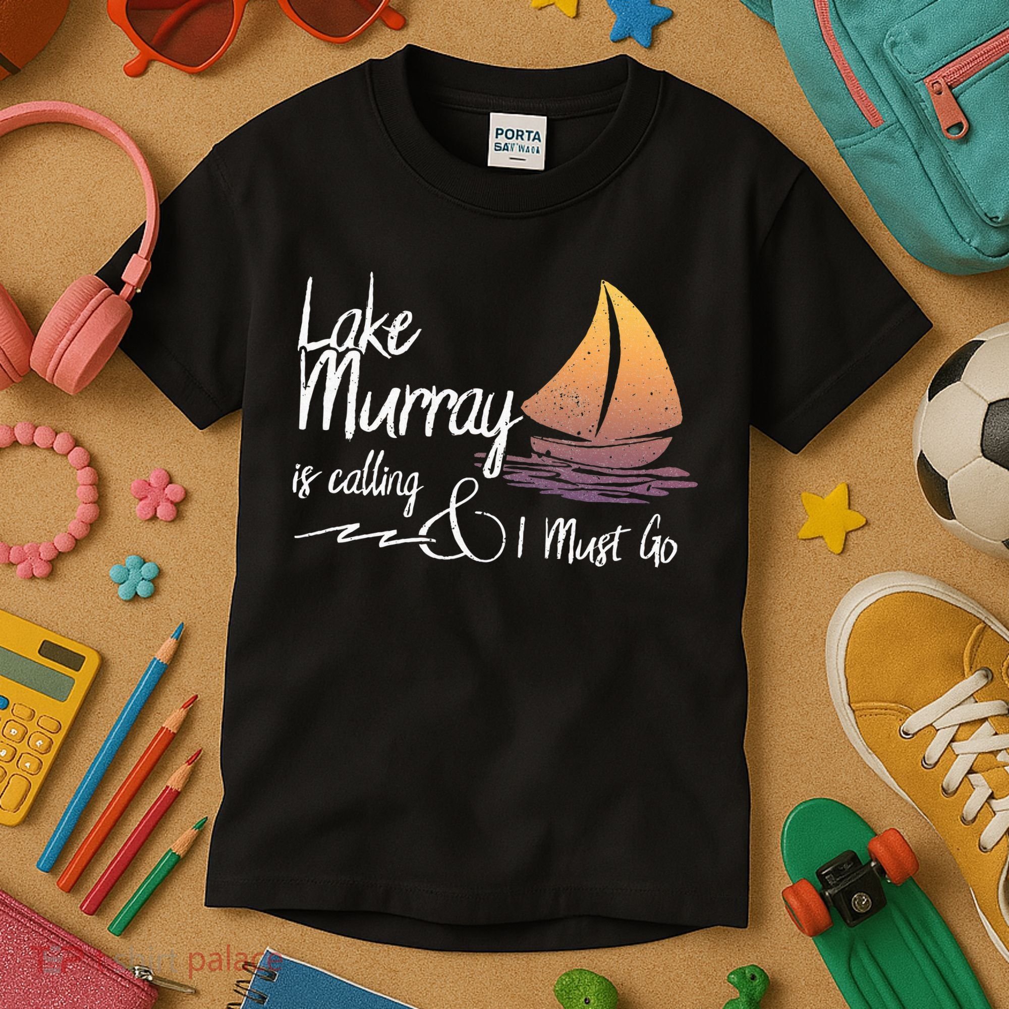 Lake Murray South Carolina Lake Is Calling Kids T-Shirt