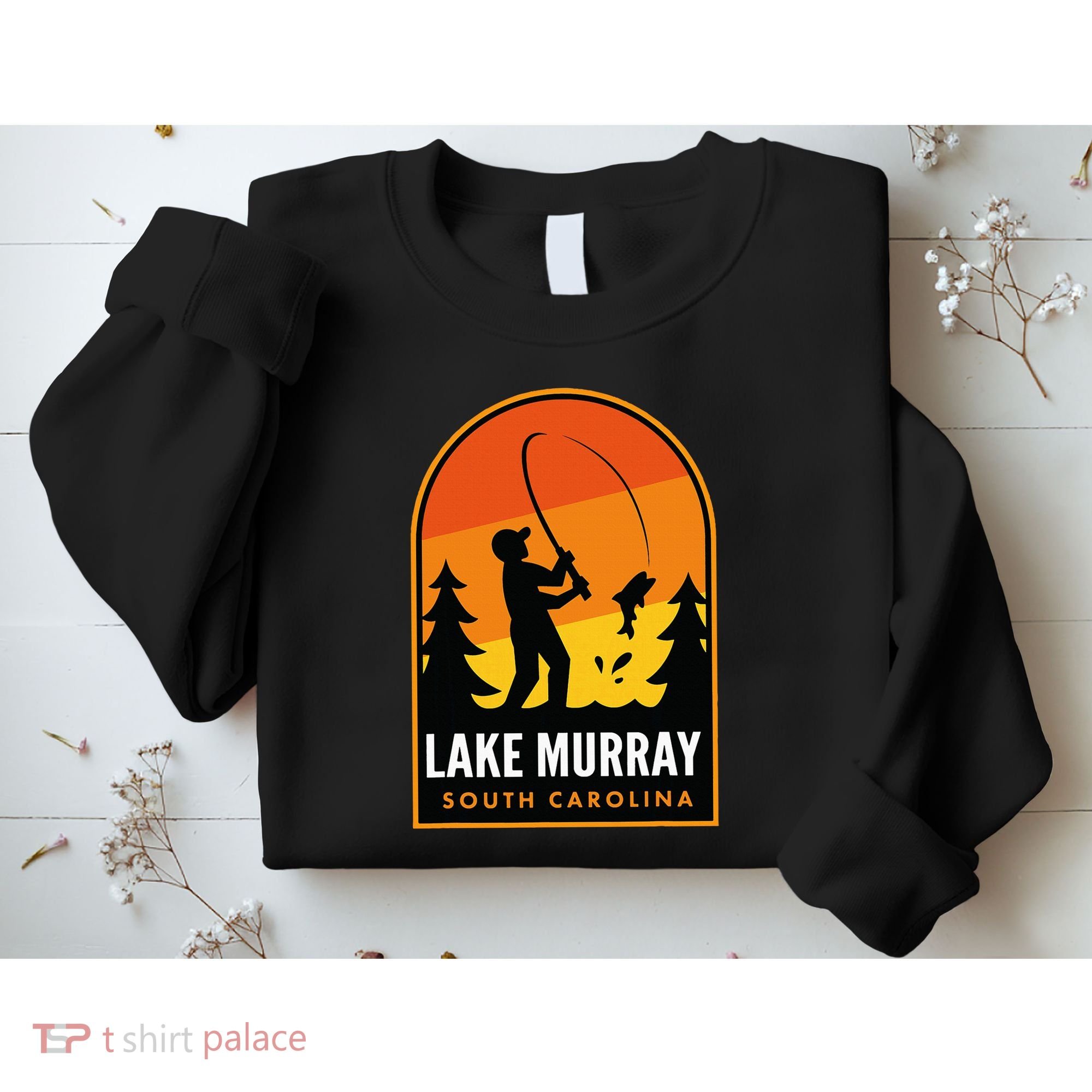 Lake Murray South Carolina Fishing Sweatshirt