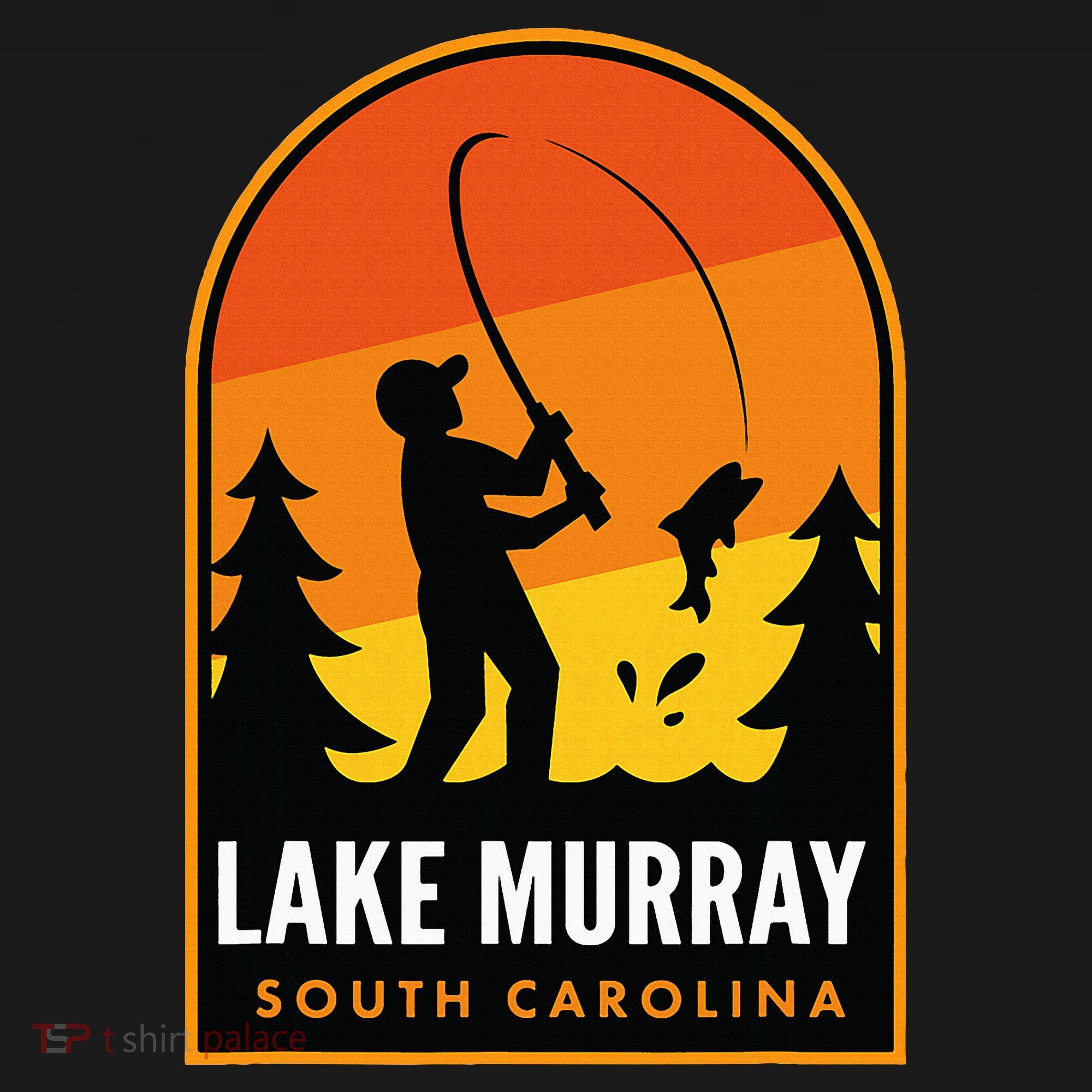 Lake Murray South Carolina Fishing Mousepad