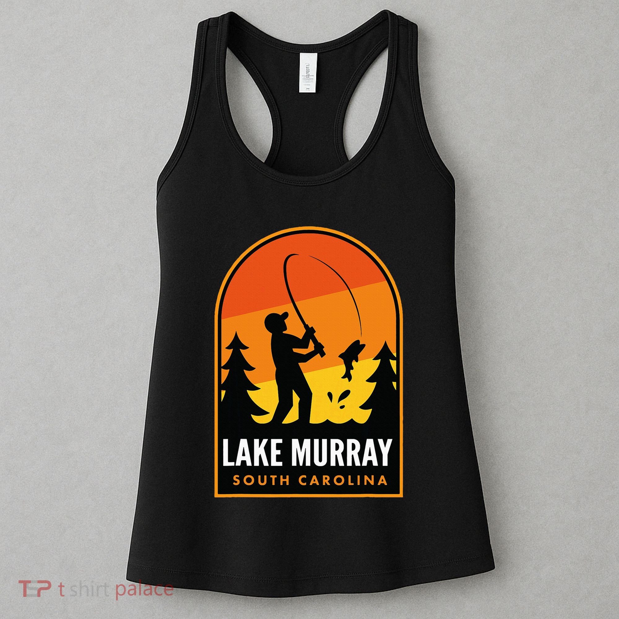 Lake Murray South Carolina Fishing Women's Tank Top