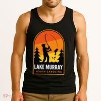 Lake Murray South Carolina Fishing Tank Top thumb 3