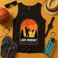 Lake Murray South Carolina Fishing Tank Top thumb 4