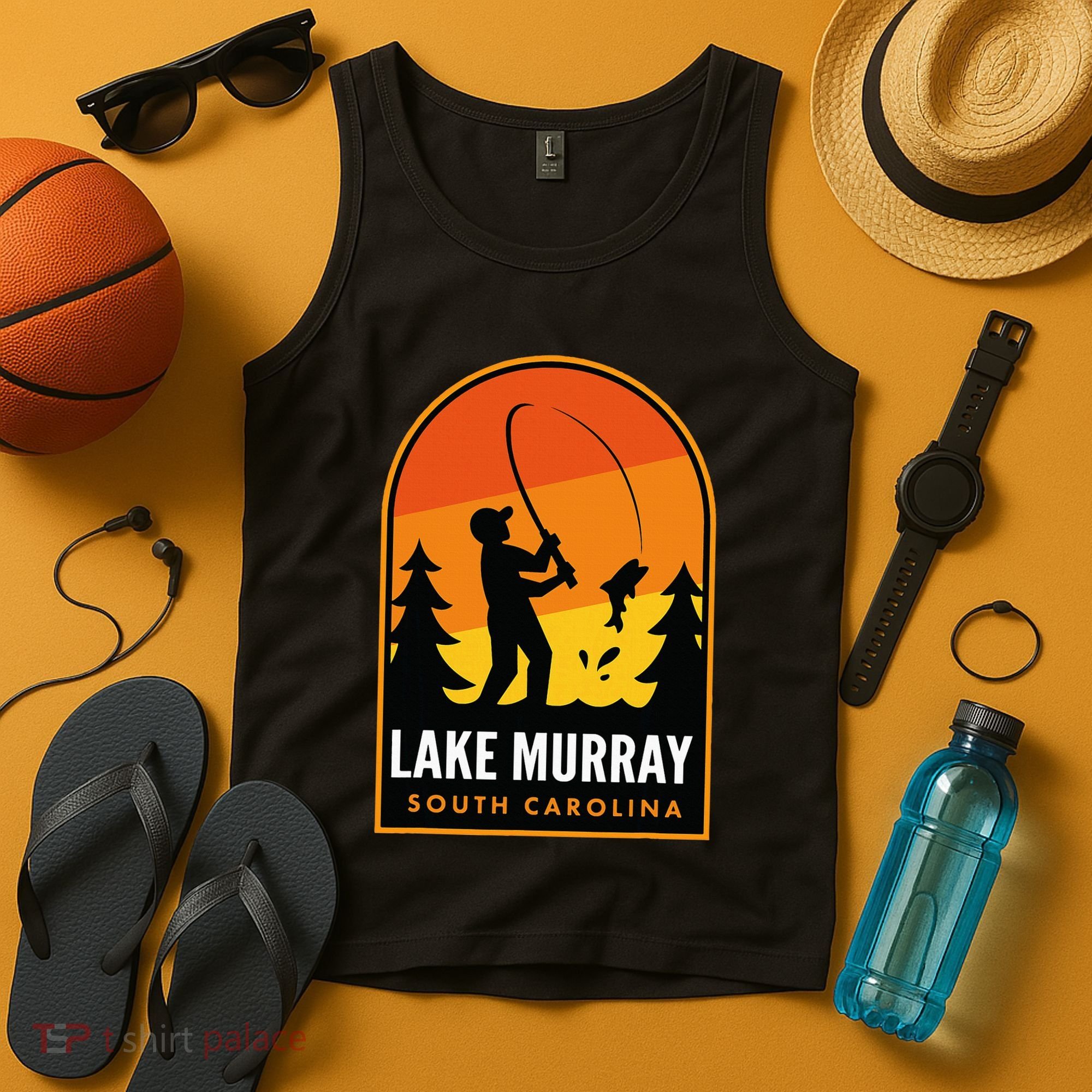 Lake Murray South Carolina Fishing Tank Top