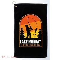 Lake Murray South Carolina Fishing Golf Towel thumb 0