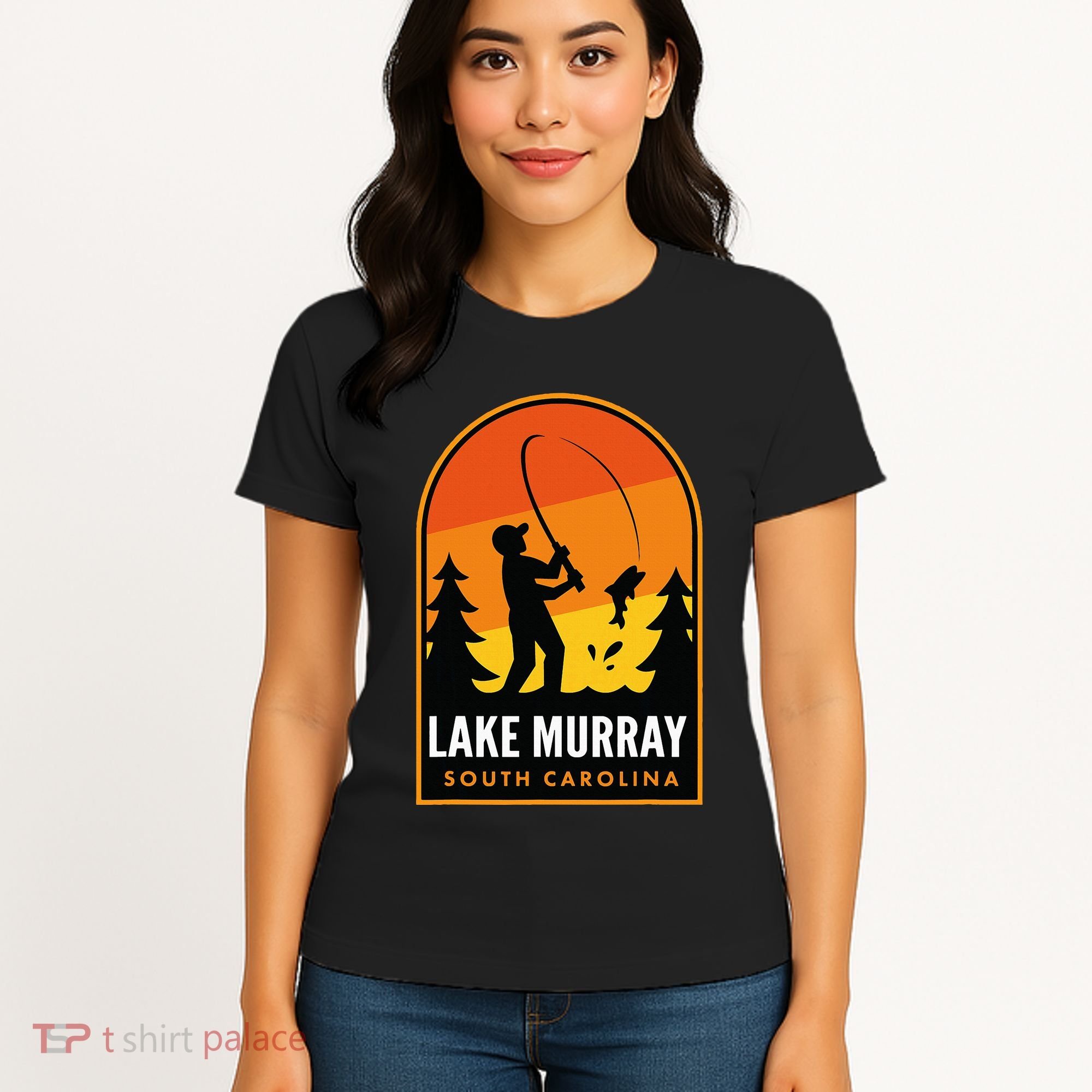 Lake Murray South Carolina Fishing Women's T-Shirt