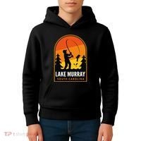 Lake Murray South Carolina Fishing Kids Hoodie thumb 4