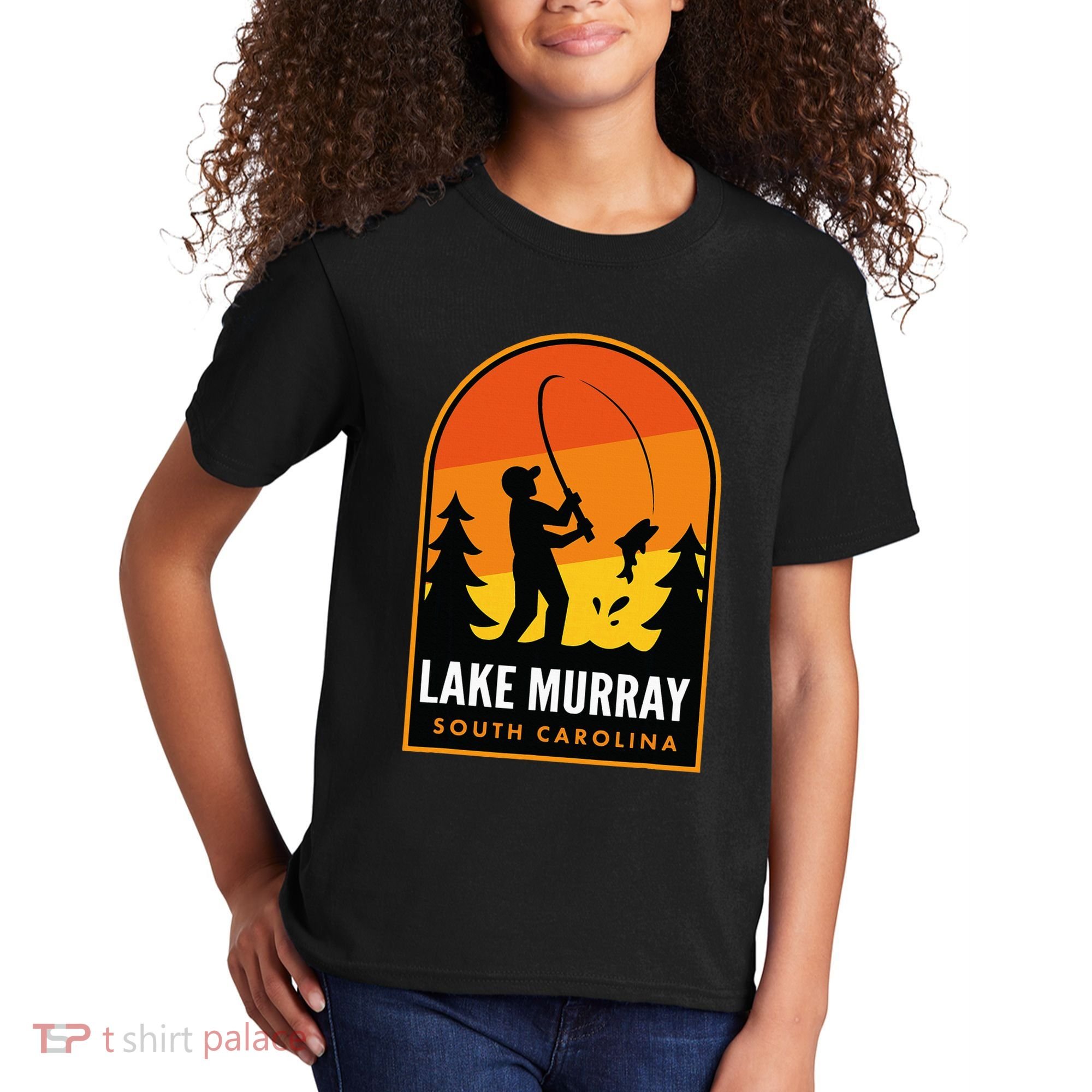 Lake Murray South Carolina Fishing Kids T-Shirt