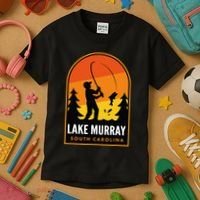 Lake Murray South Carolina Fishing Kids T-Shirt thumb 3
