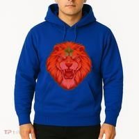 Lion Moroccan Soccer Supporter Morocco Flag Soccer Lover Gift Hoodie thumb 2