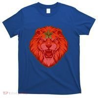 Lion Moroccan Soccer Supporter Morocco Flag Soccer Lover Gift T-Shirt thumb 0