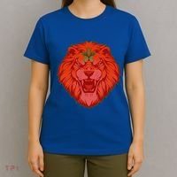 Lion Moroccan Soccer Supporter Morocco Flag Soccer Lover Gift T-Shirt thumb 4