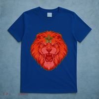 Lion Moroccan Soccer Supporter Morocco Flag Soccer Lover Gift T-Shirt thumb 5