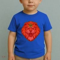 Lion Moroccan Soccer Supporter Morocco Flag Soccer Lover Gift Toddler T-Shirt thumb 2