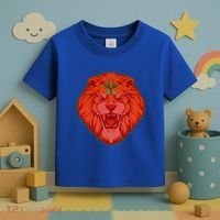 Lion Moroccan Soccer Supporter Morocco Flag Soccer Lover Gift Toddler T-Shirt thumb 3