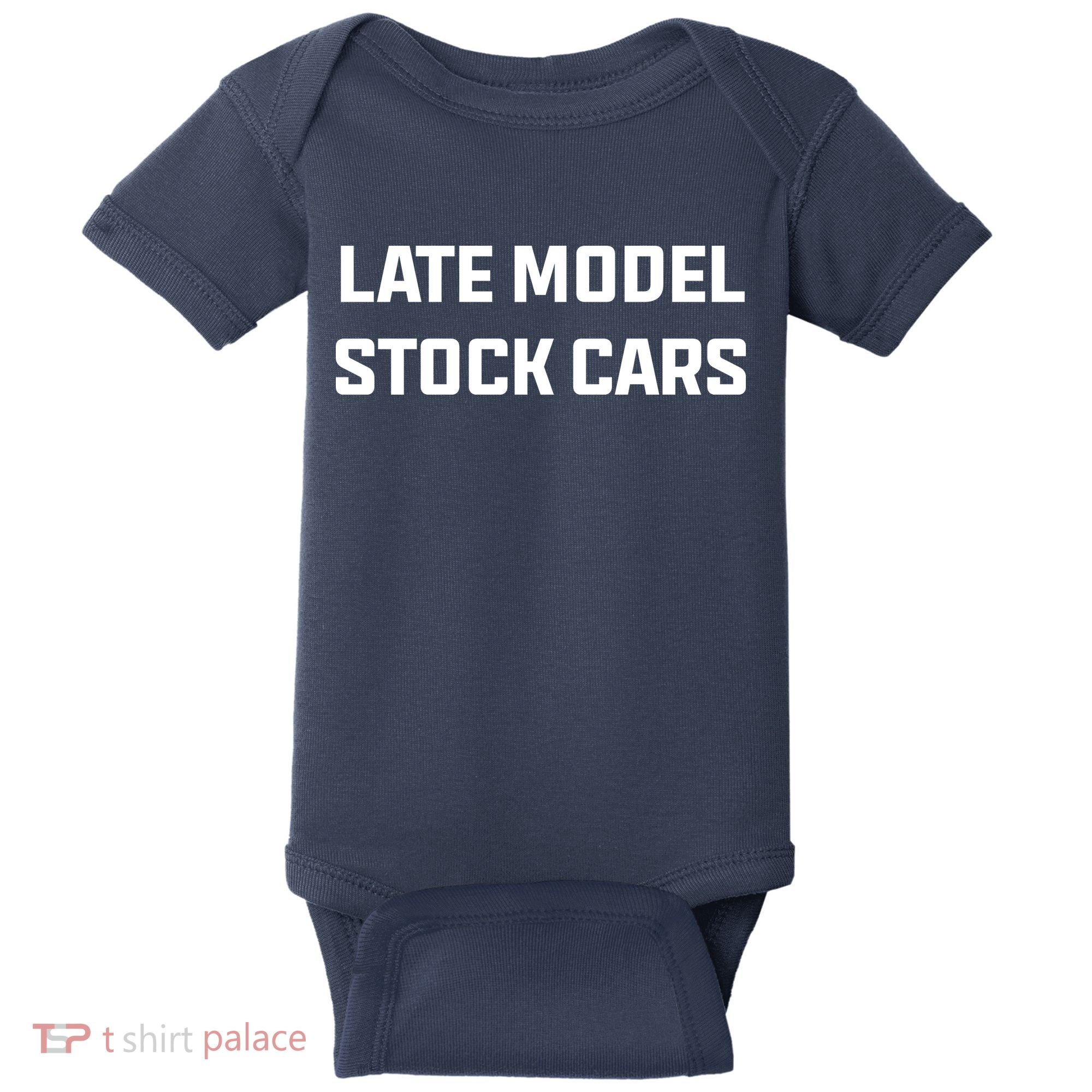 Late Model Stock Cars Baby Bodysuit