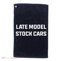 Late Model Stock Cars Golf Towel thumb 0