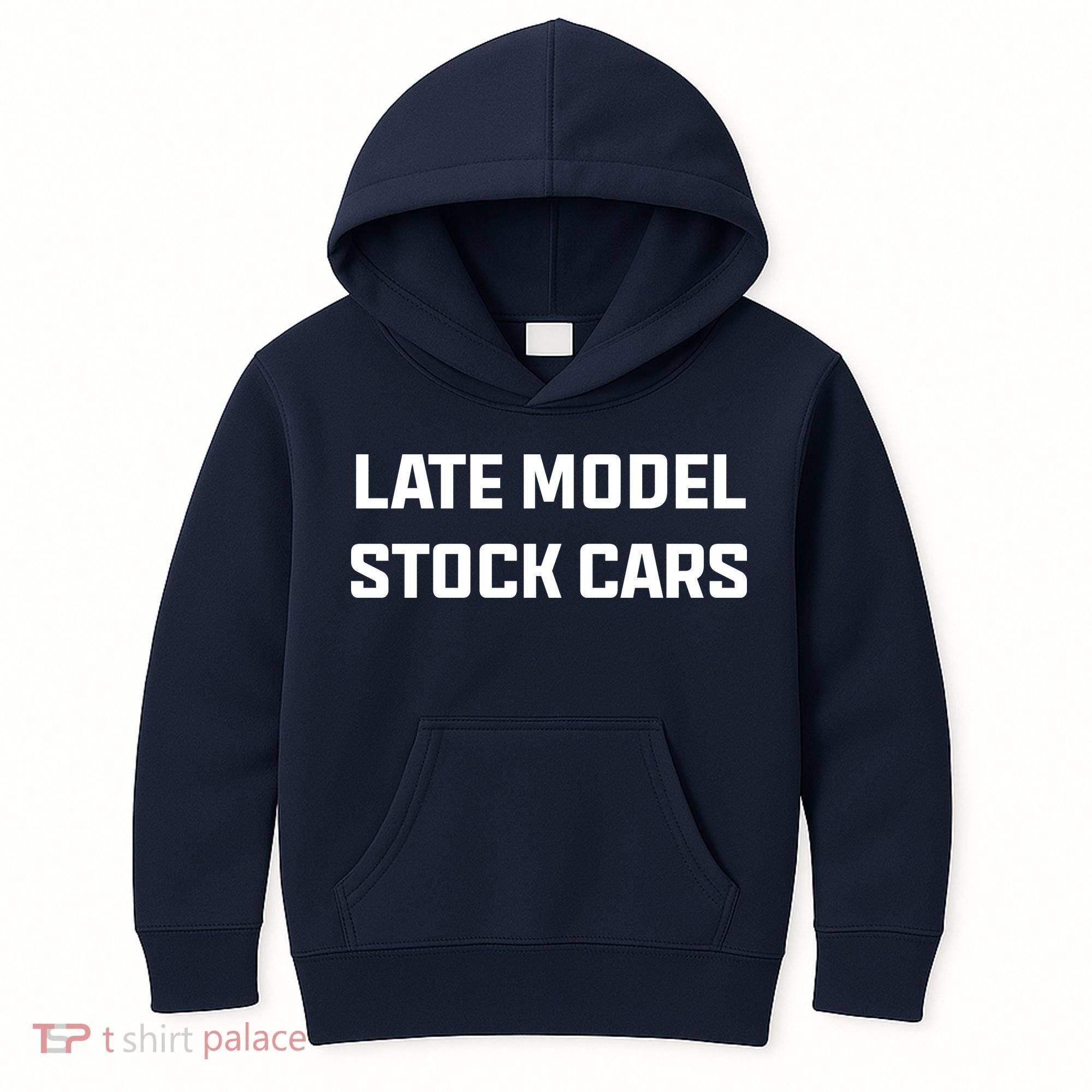 Late Model Stock Cars Kids Hoodie