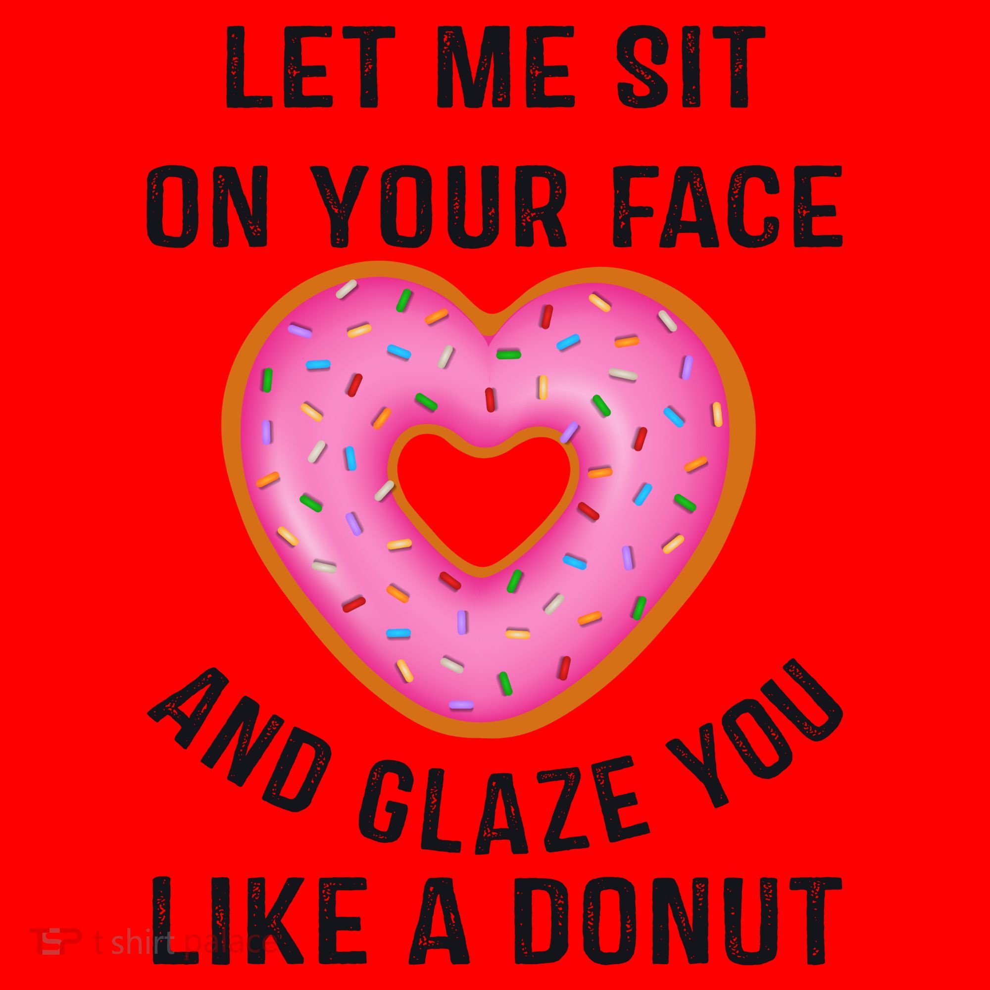 Let Me Sit On Your Face And Glaze You Like A Donut Funny Gift Santa Hat