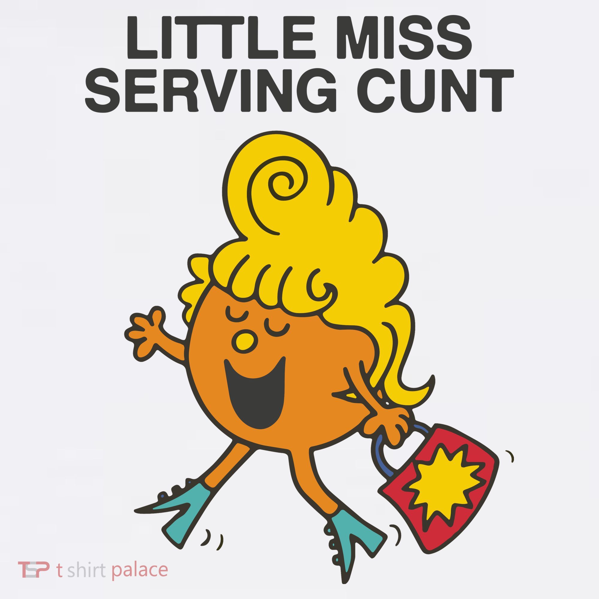 Little Miss Serving Cunt USA-Made Doggie Bandana